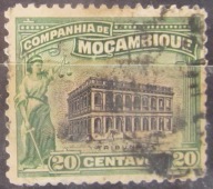 Mozambik portugalski stary znaczek (10/9