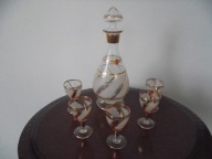 Włoski komplet karafka + 5 kieliszków