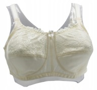 Gorset protetyczny z kieszonkami na protezę piersi ecri Afma 71-3 75C