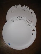 BoConcept KOZIOL TALERZE KOMPLET 3szt. WYCINANKA DANISH DESIGN PATERA 27cm.