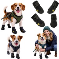 BUTY DLA PSA ZIMOWE TREKKINGOWE OCHRONNE WODOODPORNE ANTYPOŚLIZGOWE S/M
