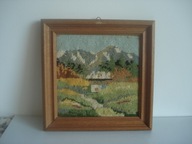 OBRAZEK - HAFT KRZYŻYKOWY - WIDOK !!!