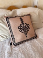 Poszewka dekoracyjna w stylu góralskim (40x40cm)