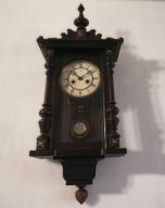 JUNGHANS - UNIKATOWY, STARY, ZABYTKOWY ZEGAR ŚCIENNY - WARTO!!!