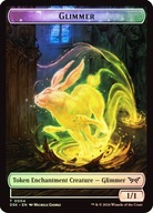 Karta Magic: The Gathering Glimmer / Spirit Token DSK *Foil*