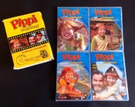Pippi Langstrumpf 4x DVD PL - komplet 4 filmów Ucieczka Piraci Powrót