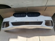 BMW 5 G30 G31 ZDERZAK PRZEDNI PRZÓD GRILL ŻALUZJA BIAŁY