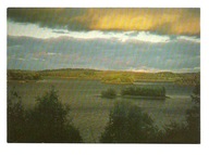 Pocztówka - A. Stachurski - Nad jeziorem / pejzaż / OPIS !!!