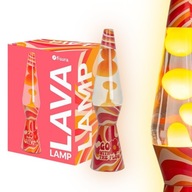 LAMPA DEKORACYJNA LAWA MAGMA 25W NOCNA POMARAŃCZOWA