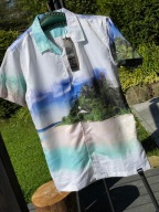 B Koszula Sonneti letnia hawajska wyspy tropików rozmiar M