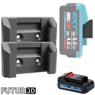 Uchwyt pojedynczy na akumulator Erbauer 18V EXT DualVolt z blokadą