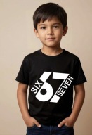 Koszulka 67 BRAINROT BOY Dziecięca SIX SEVEN 6 7 Lat