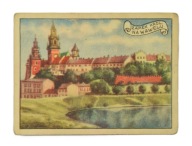 DR A. OETKER PRZEDWOJENNA REKLAMA OBRAZEK ZAMEK KRÓLEWSKI NA WAWELU