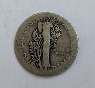 moneta srebro USA 10 cent 1 dime 1917