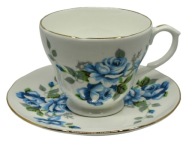 ROYAL DARK Angielska porcelanowa Filiżanka ze spodkiem