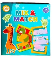 Gra Domino Jakie to zwierzę? Układanka Obrazkowa