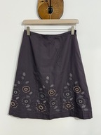 247 Next spódnica midi haftowany wzór kwiaty florystyczna liście cekiny M