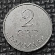 *DANIA [0683]*2 ore 1967 Król Fryderyk IX, Korona, Monogram DANMARK *2 ORE