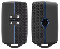 Czarno-niebieskie etui na kluczyk RENAULT Koleos Clio Megane DACIA Sandero