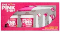The Pink Stuff zestaw elektryczna szczotka z 4 końcówkami + pasta 2x500g