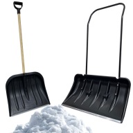 ŁOPATA DO SNIEGU ODSNIEZANIA + ZGARNIACZ RECZNY LOPATA 2W1 PLUG SZUFLA XXL