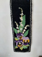 VINTAGE KILIM MAKATKA READICUT WEŁNA DO POWIESZENIA SKANDYNAWSKI ORYGINALNY