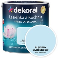 Dekoral Łazienka&Kuchnia Farba lateksowa BŁĘKIT ŁAZIENKOWY 2,5L