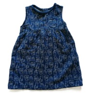 PEPCO bawełniana sukienka w kotki 74/80 cm