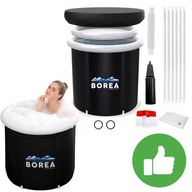 WANNA DO MORSOWANIA SKŁADANA BECZKA BALIA LÓD 360L TERMOMETR