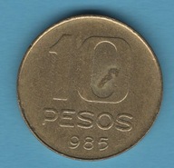 Argentyna 10 peso, 1985