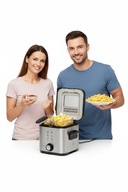 Frtytkownica Elektryczna Tradycyjna 1,5L 900W Nieprzywierająca