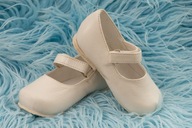 Buciki SKÓRZANE BUTY chrzest dziewczynka 12 cm LIKWIDACJA SKLEPU-70% OKAZJA