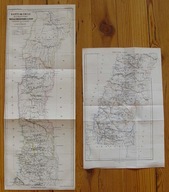 MAPA CHILE; LITOGRAFIA 1870