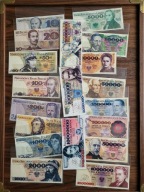 Banknoty PRL- magnes na lodówkę