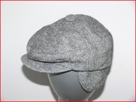 kaszkiet  STETSON UNIKAT  klapki S 55 WEŁNA + Newsboy Bakerboy