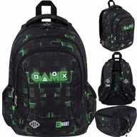 PLECAK SZKOLNY TORNISTER MŁODZIEŻOWY DLA CHŁOPCA DLA GRACZA PIKSELE