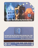 karta telefoniczna tp TORUŃ FLAGA HONOROWA RADY EU