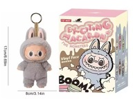 ŚLICZNY BRELOCZEK LABU-BU MONSTERS LALKA FIGURKA 22CM szary