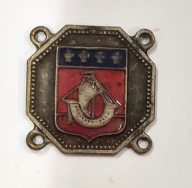 Francuski moduł bransoletki herbowej – lata 50., emalia