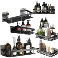 PÓŁKA WISZĄCA SAMOPRZYLEPNA LOFT ŚCIENNA ŁAZIENKOWA POD PRYSZNIC 2 SZTUKI