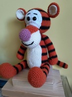 Tygrysek z Kubuś Puchatek maskotka amigurumi