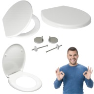 DESKA SEDESOWA WC WOLNOOPADAJĄCA TWARDY DUROPLAST DO KOŁA ROCA CERSANIT