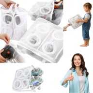 WOREK DO PRANIA BUTÓW DUŻA SIATKA CZYSZCZENIA OBUWIA OCHRONNA DO PRALKI