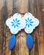 Kolczyki z gliny polimerowej model Nr 31b