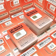 Three UK +44 Starter Karta angielska SIM Card Prepaid