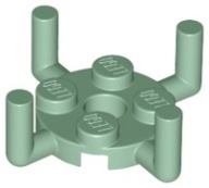 LEGO Płytka Okr 2x2 z hakami Sand Green 98284 4szt