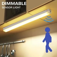 Lampa LED z czujnikiem ruchu 50 cm Bezprzewodowa | USB |Do kuchni, Sypialni