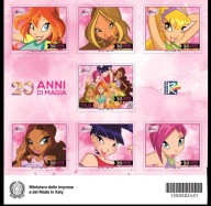 Włochy 2024 Znaczki Blok 111 ** kreskówka animacja Klub Winx Club