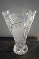 Kryształowy duży wazon PRL vintage 70.XX