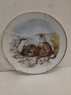 SUSAN BERESFORD TALERZ PORCELANOWY KOLEKCJONERSKI DO POWIESZENIA WYDRA